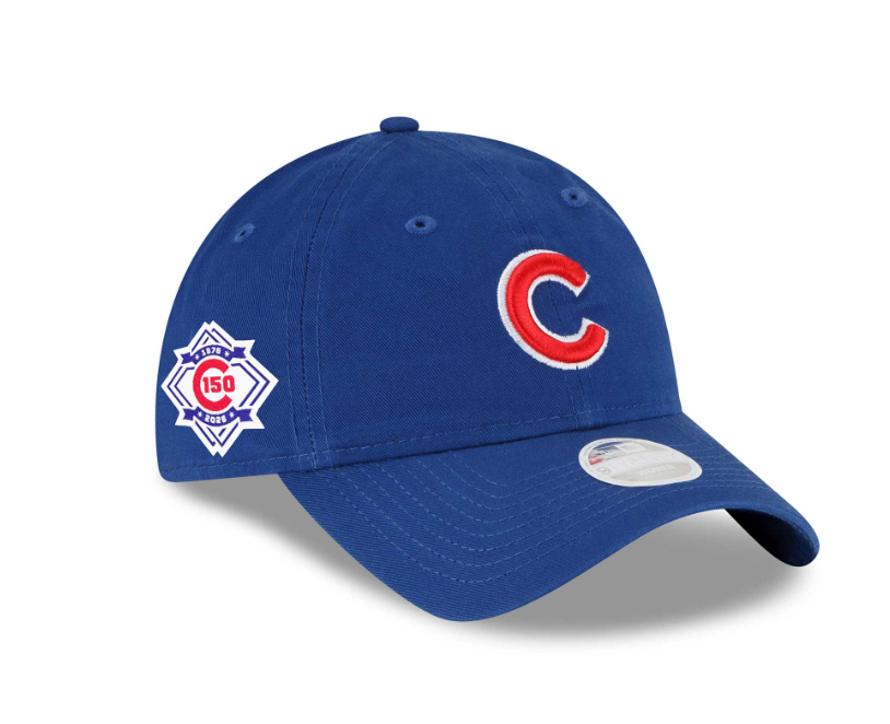 Chicago Cubs Home 150th Anniversary Royal 9Twenty Women's Cap by New Era cap NEW ERA CAP COMPANY