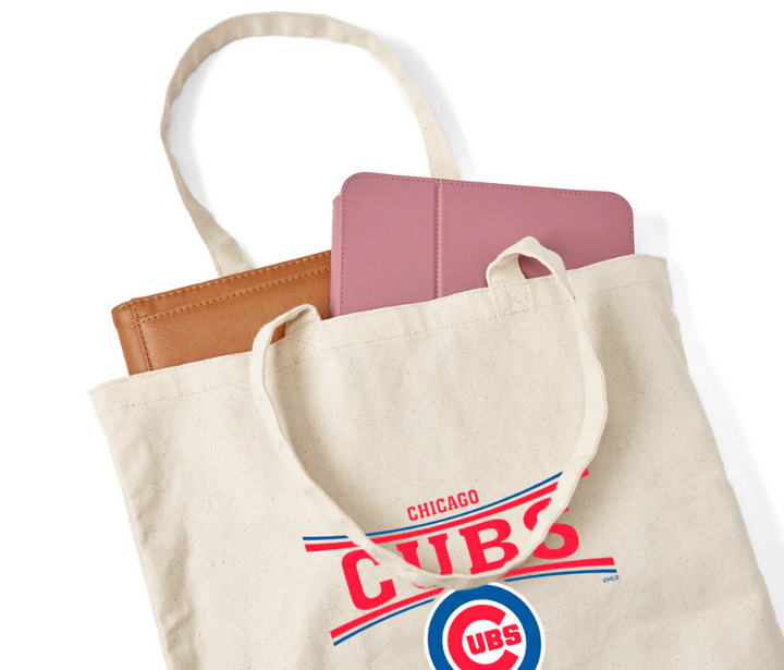 Chicago Cubs Bullseye Canvas Tote Bag by Northwest Bags & Backpacks NORTHWEST COMPANY