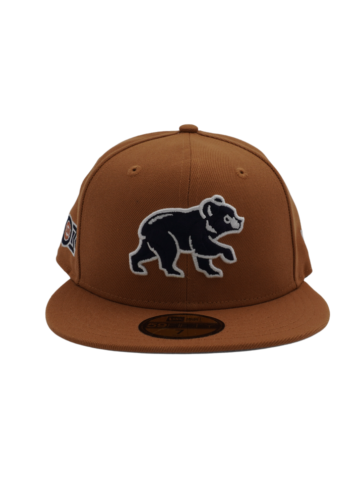 Chicago Cubs Spring Training Bear Bronze/Navy 59FIFTY Fitted Cap by New Era