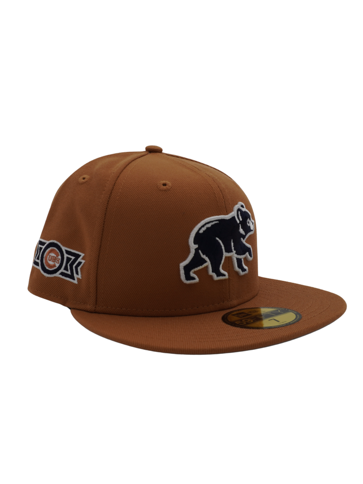 Chicago Cubs Spring Training Bear Bronze/Navy 59FIFTY Fitted Cap by New Era