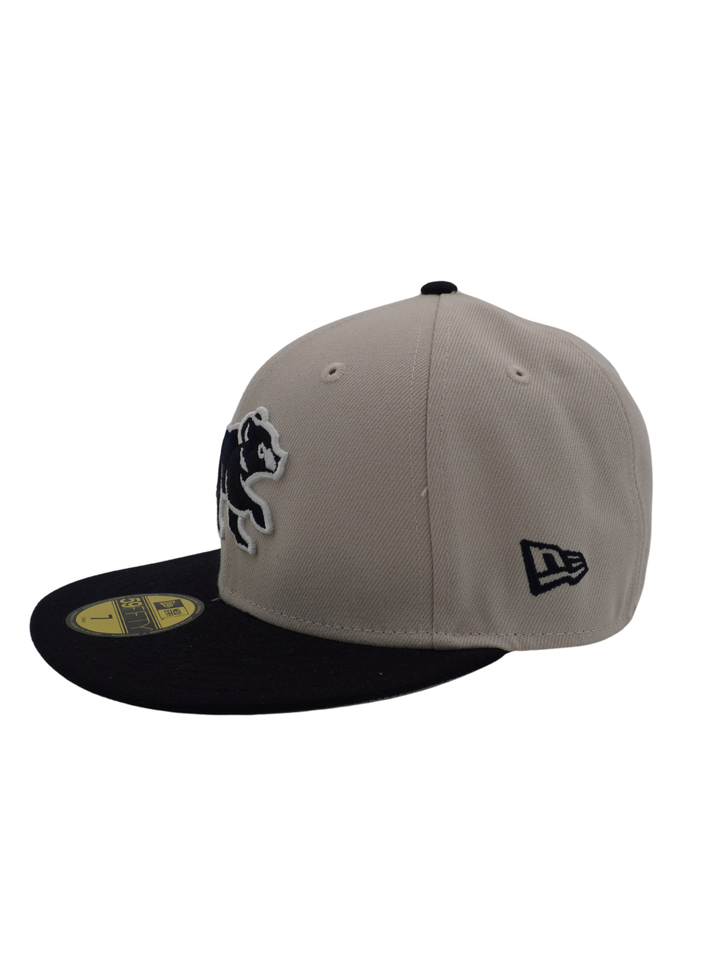 Chicago Cubs Spring Training Bear Stone/Navy 59FIFTY Fitted Cap by New Era