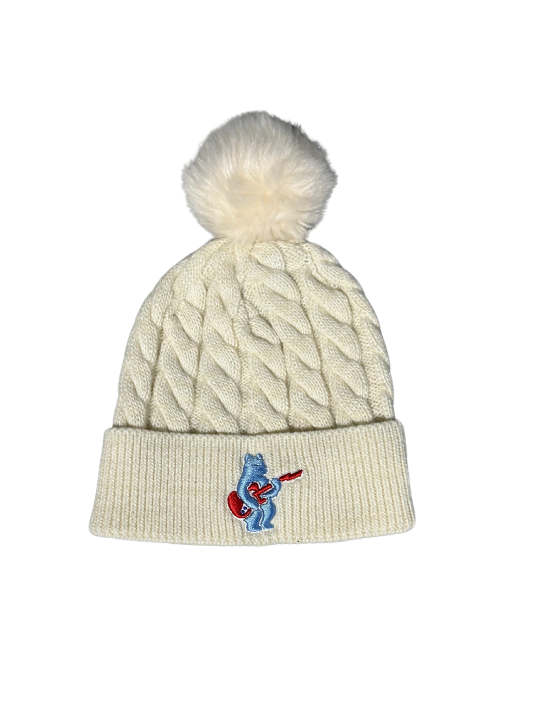 Chicago Cubs Rock Bear Ivory Knit by New Era NEW ERA CAP COMPANY