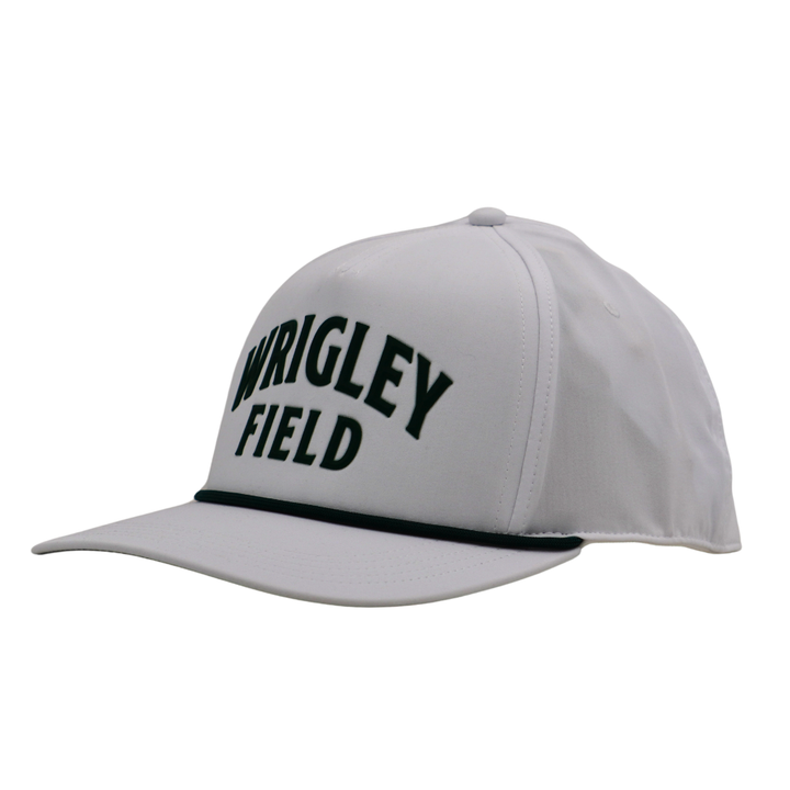 Wrigley Field Snapback Cap in White and Green by American Needle Caps AMERICAN NEEDLE