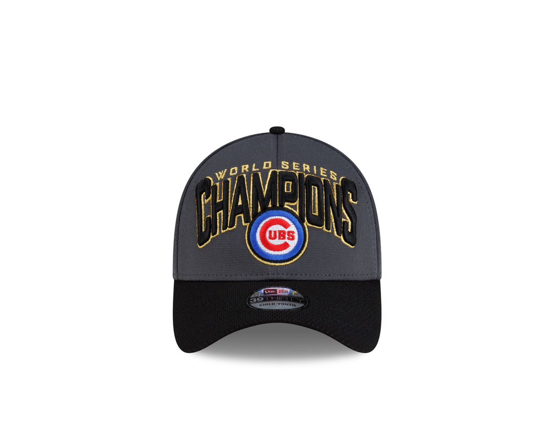 Chicago Cubs 2016 World Series Champions Youth Locker Room 3930 Fitted Cap by New Era