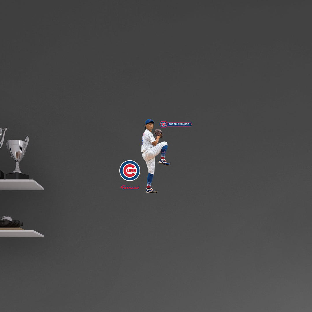 Shota Imanaga - RealBig Collection - Official MLB - Chicago Cubs - Reusable Vinyl Wall Decals Vinyl Die-Cut Character UNASSIGNED