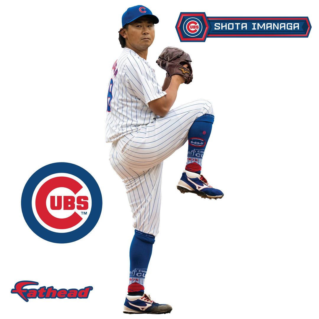 Shota Imanaga - RealBig Collection - Official MLB - Chicago Cubs - Reusable Vinyl Wall Decals Vinyl Die-Cut Character UNASSIGNED